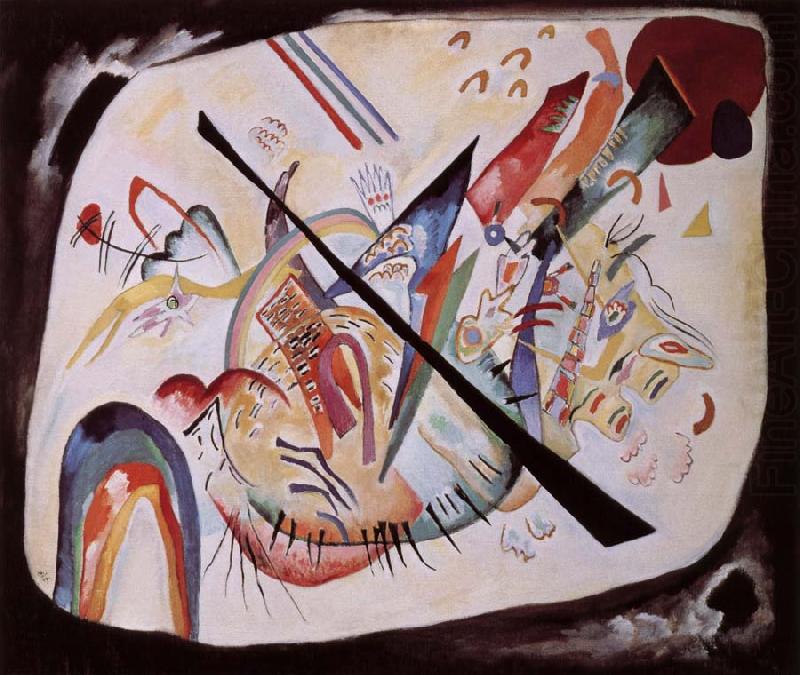 Wassily Kandinsky Feher ovalis china oil painting image